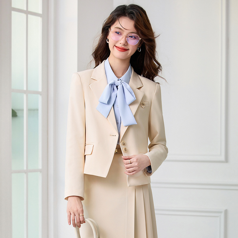 Gray women's suit set for spri - đánh giá và giá Women'S Formal Wear Petite