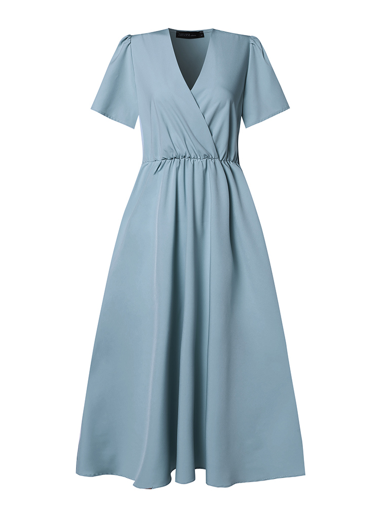 ZANZEA 2024 Elegant Short Slee - đánh giá và giá Women Formal Wear Zara
