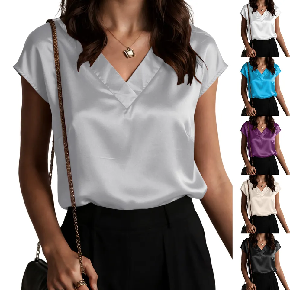 Women Silk Satin Tank Tops V N - đánh giá và giá Silk Camisole Work