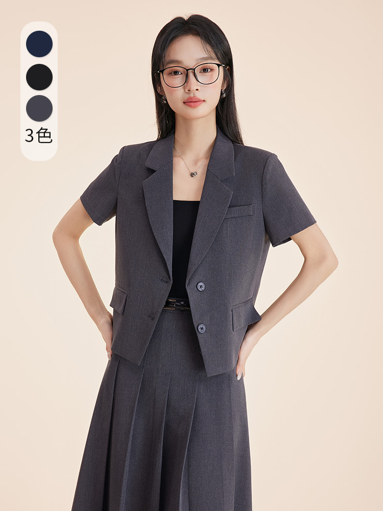 Gray women's suit set for autu - đánh giá và giá Women'S Formal Wear Petite