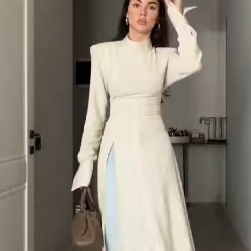 Women's Elegant High Neck Long - đánh giá và giá Formal Wear Women Us
