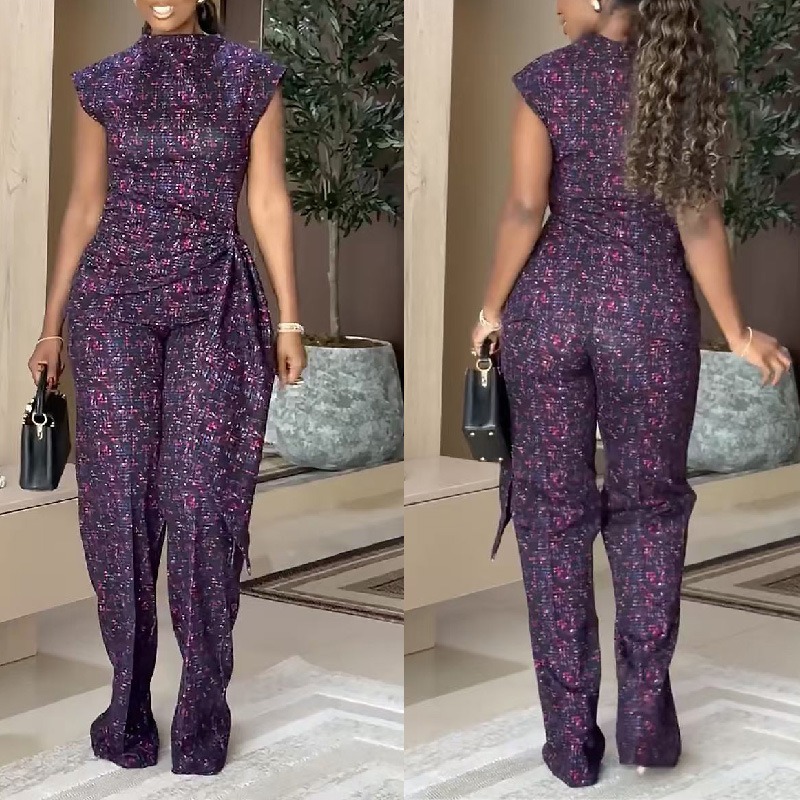 Elegant Women's African Print  - đánh giá và giá Women'S Formal Wear Pants