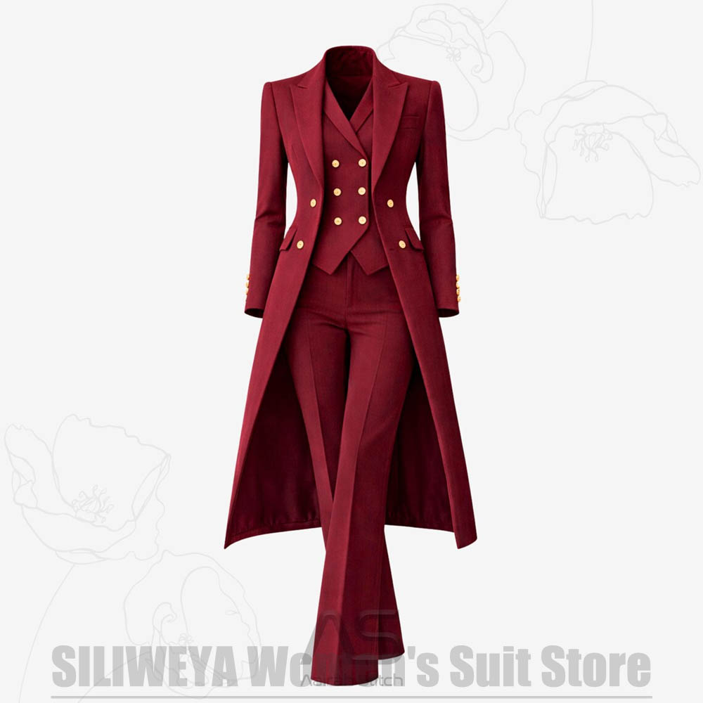 Women's Suit 3 Piece Double Br - đánh giá và giá Women Formal Wear Pants