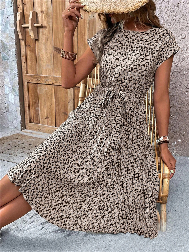 Msfilia Summer Print Pleated A - đánh giá và giá Women Formal Wear Zara