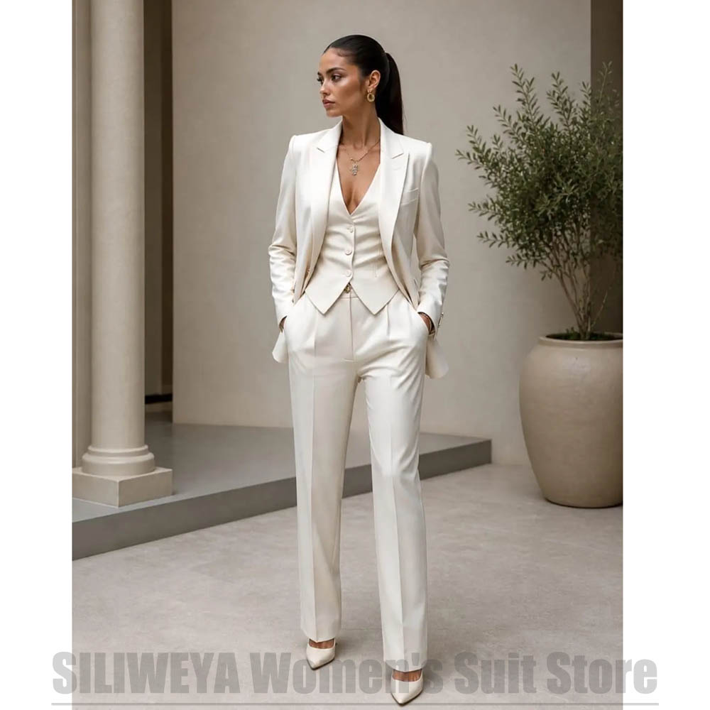 Women 3 Piece Suit Set Blazer  - đánh giá và giá Women Formal Wear Pants