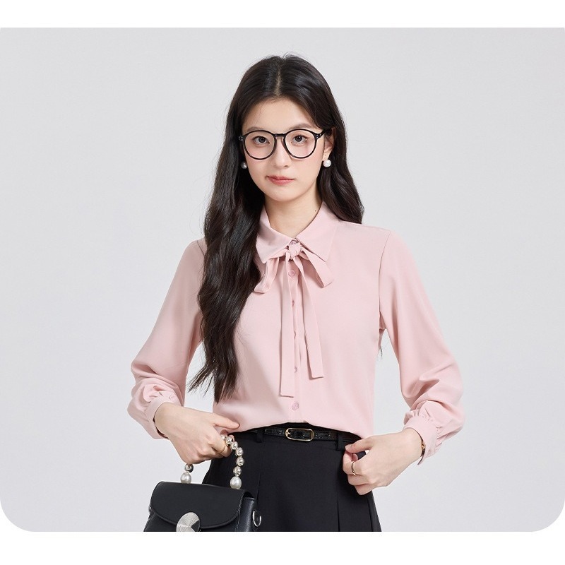 Pink Chiffon Shirt for Women N - đánh giá và giá Women'S Formal Wear Petite