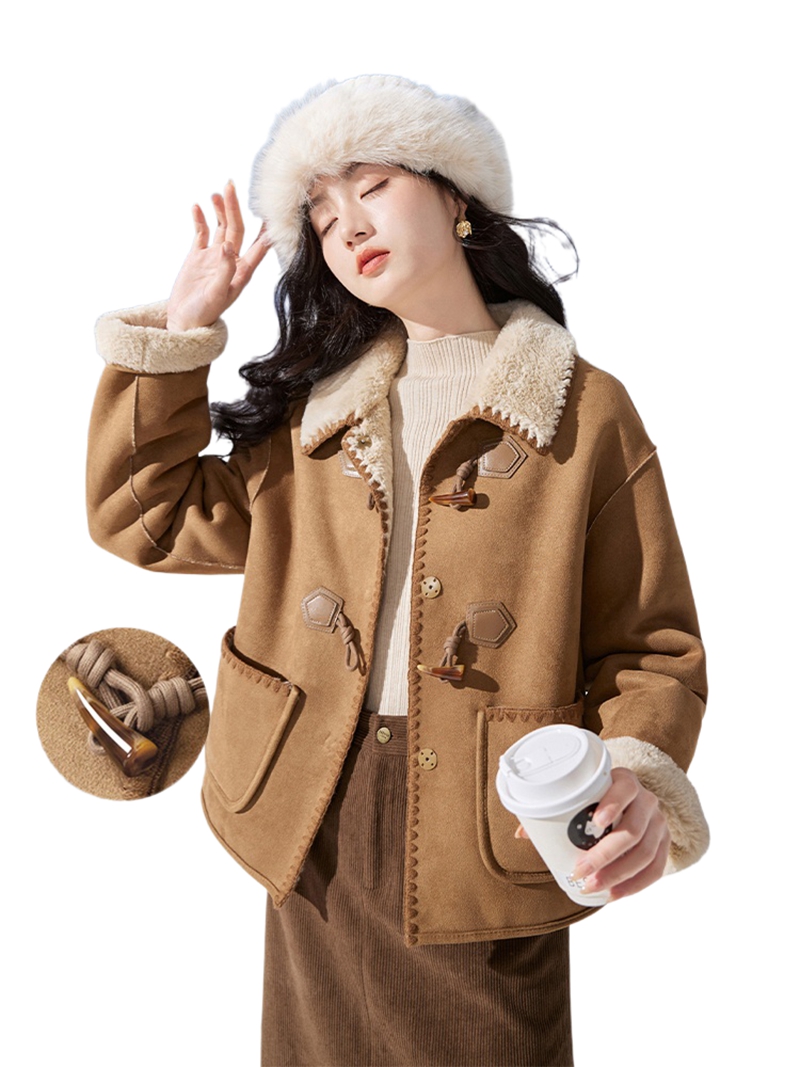 Suede short coat for women's w - đánh giá và giá Women'S Formal Wear Petite